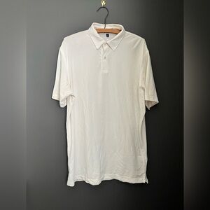 Classic White Polo Shirt Peter Millar medium